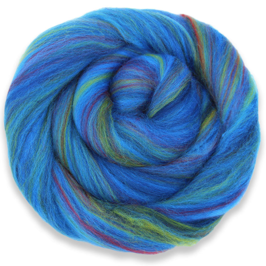 Paradise Fibers Multi-Colored Merino Wool Roving - Baltic-Fiber-4oz-