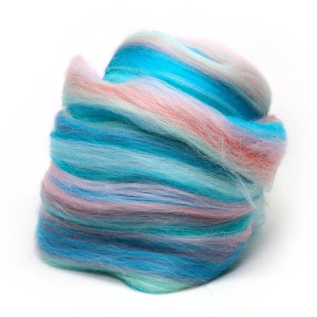 Paradise Fibers Multi Color Merino Wool Top - Ponyo - 1 oz - Paradise Fibers