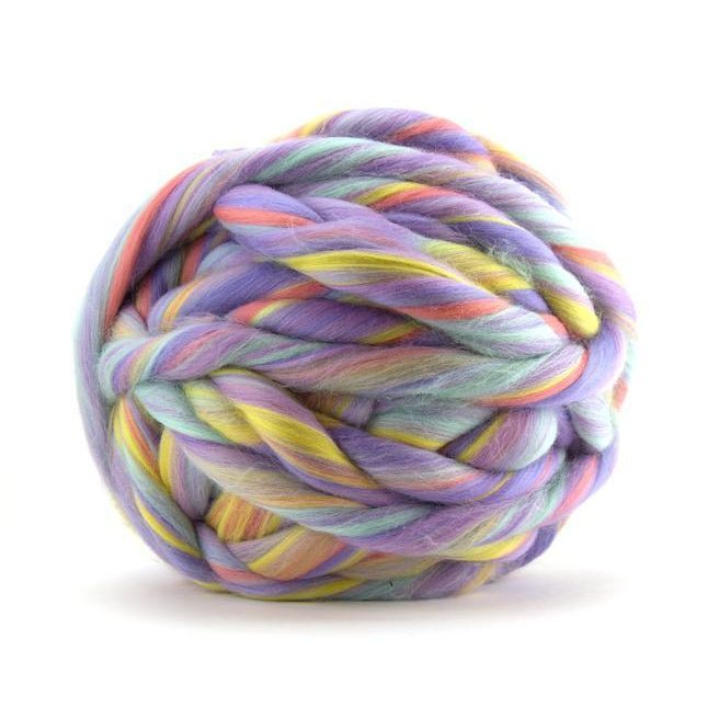 Paradise Fibers Multi Color Merino Wool Top - Unicorn - 1oz - Paradise Fibers