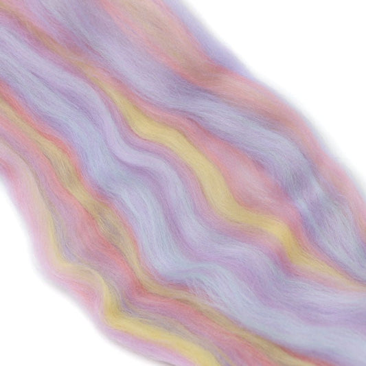 Paradise Fibers Multi Color Merino Wool Top - Unicorn - Paradise Fibers