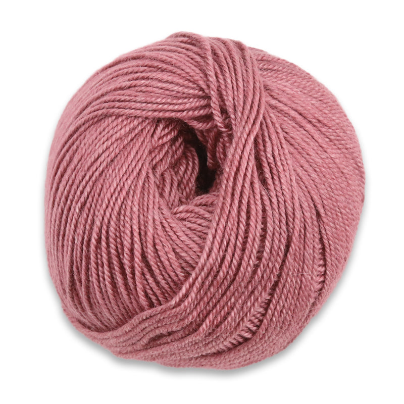 The World's Simplest Mittens Kit in Plymouth Yarns-Kits-Fingering - Cuzco Cashmere-Wild Rose-