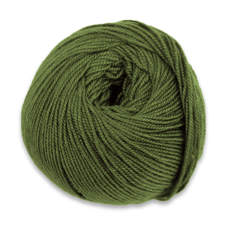 The World's Simplest Mittens Kit in Plymouth Yarns-Kits-Fingering - Cuzco Cashmere-Green-