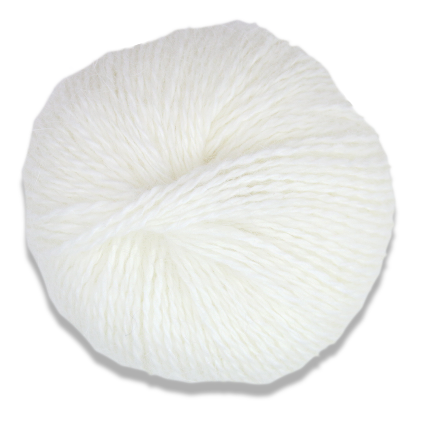 Plymouth Italy Angora Yarn - Cream-Yarn-