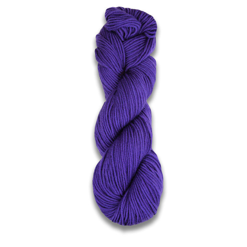 A twisted hank of Plymouth DK Merino Superwash - Wisteria