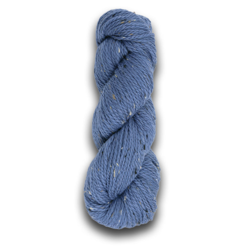 Twist and Slouch Hat Kit featuring Plymouth Homestead Tweed Yarn-Kits-Colonial Blue-