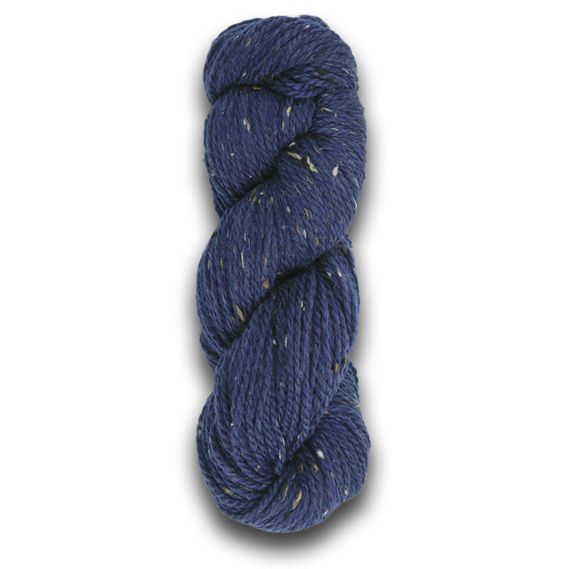 Twist and Slouch Hat Kit featuring Plymouth Homestead Tweed Yarn-Kits-Navy-