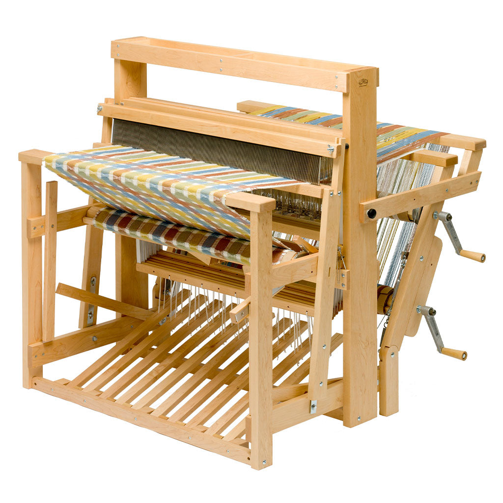 Schacht Spindle Co.'s maple high castle Standard Floor Loom.