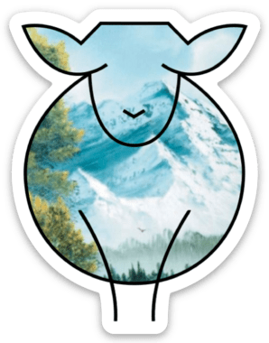 Paradise Fibers Sheep Stickers - Paradise Fibers
