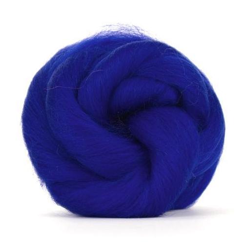 Paradise Fibers Solid Colored Corriedale - Sapphire - Paradise Fibers