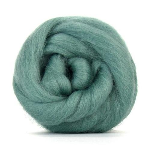 Paradise Fibers Solid Colored Corriedale - Teal - Paradise Fibers