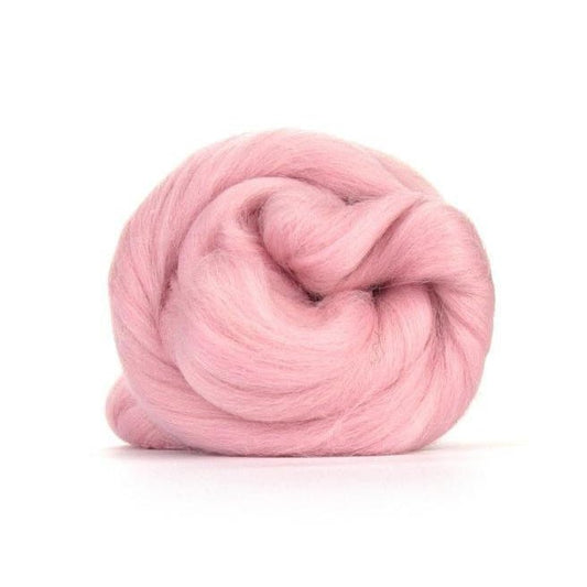 Paradise Fibers Solid Colored Merino Wool Top - Candy Floss - Paradise Fibers