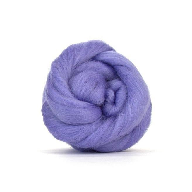 Paradise Fibers Solid Colored Merino Wool Top - Hyacinth - Paradise Fibers