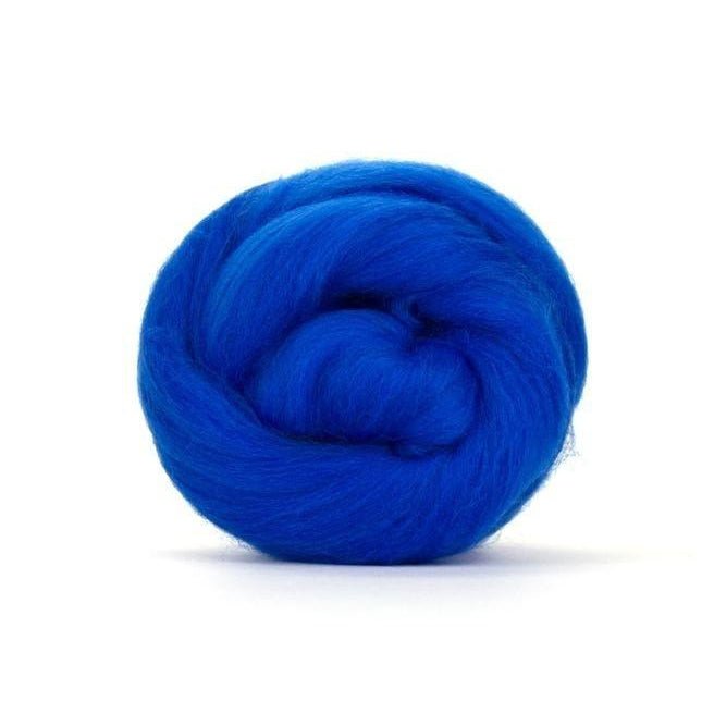 Paradise Fibers Solid Colored Merino Wool Top - Royal - Paradise Fibers