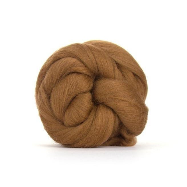 Paradise Fibers Solid Colored Merino Wool Top - Sienna - Paradise Fibers