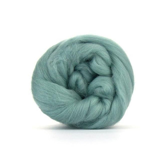Paradise Fibers Solid Colored Merino Wool Top - Teal - Paradise Fibers