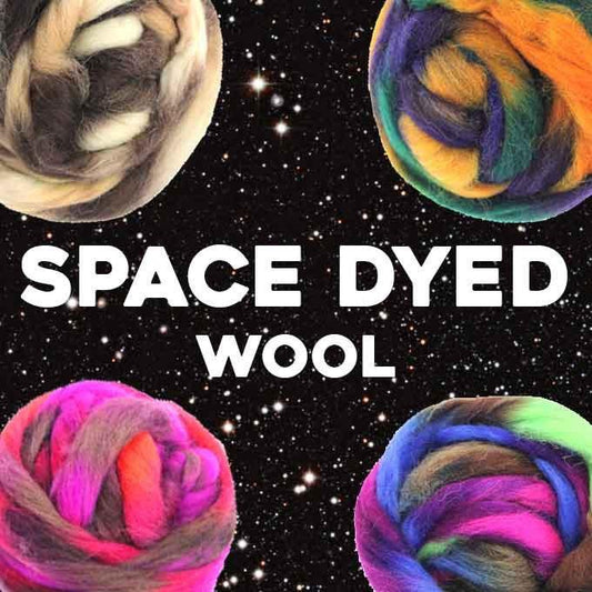 Paradise Fibers Space Dyed Wool - 1 oz - Paradise Fibers