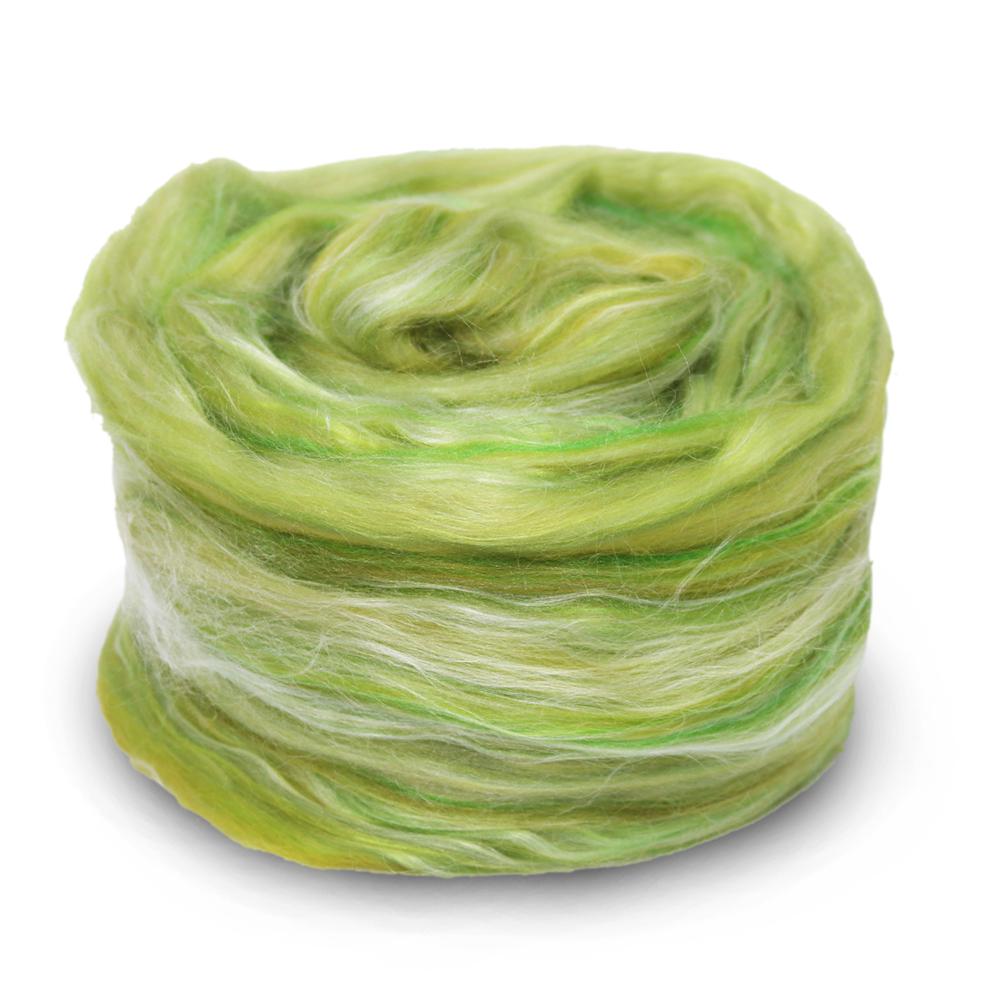 Paradise Fibers Superfine Merino/Rose/Silk/Faux Cashmere Tonal Micro Blends - Gems of Paradise - 1 oz - Paradise Fibers