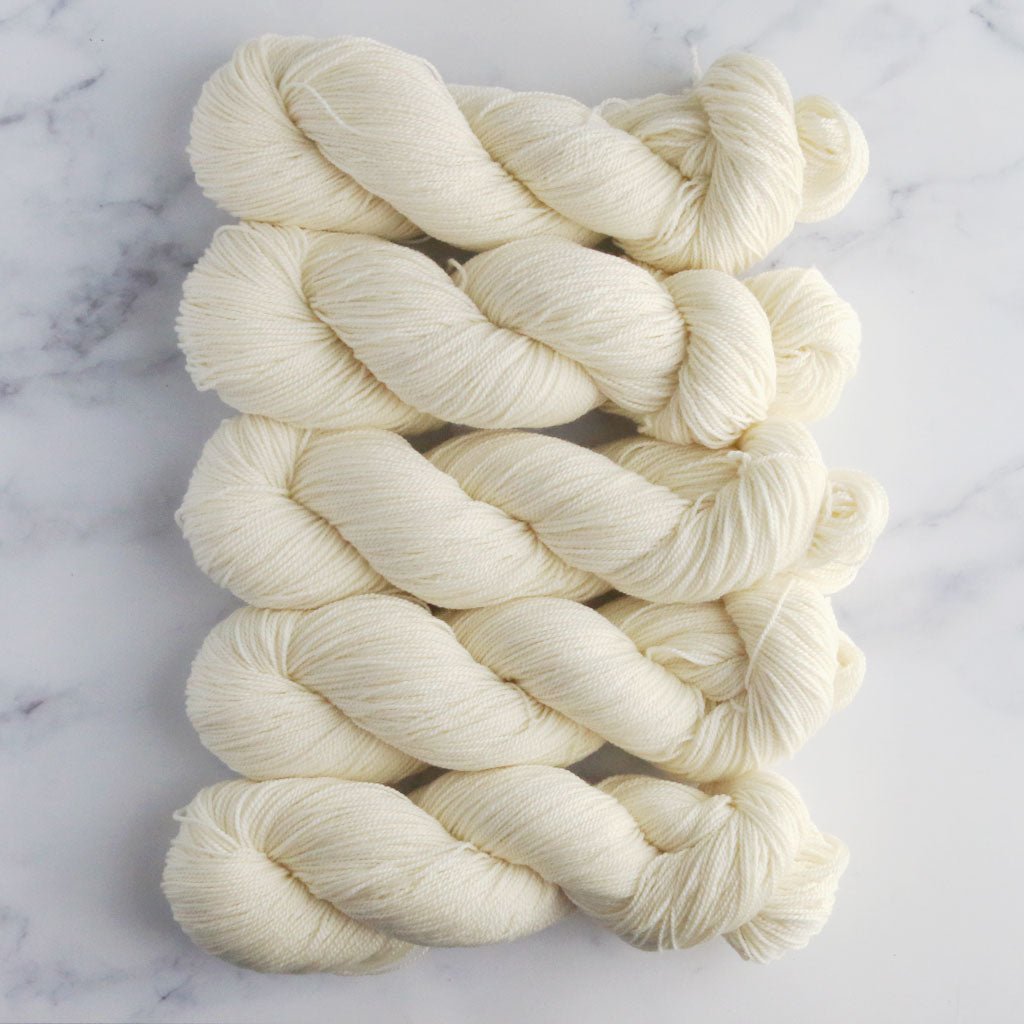 Paradise Fibers Undyed Deluxe High Twist Sock Yarn - Paradise Fibers