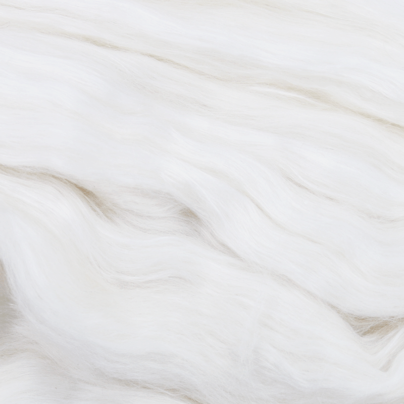 Paradise Fibers Undyed Llama and Mulberry Silk Blended Top - Phantom - Paradise Fibers