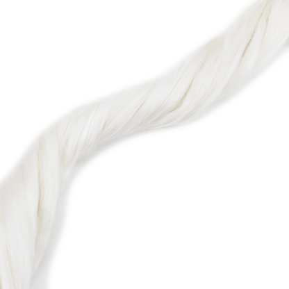 Paradise Fibers Undyed Llama and Mulberry Silk Blended Top - Phantom - Paradise Fibers
