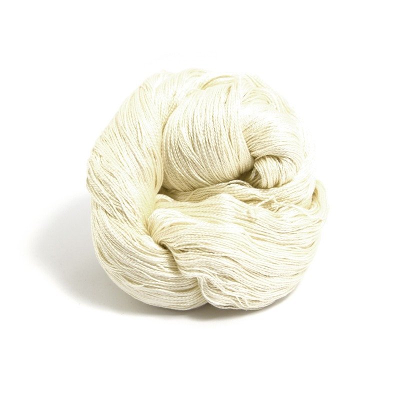 Paradise Fibers Undyed Mulberry Silk Lace Weight Yarn 20/2 - Paradise Fibers