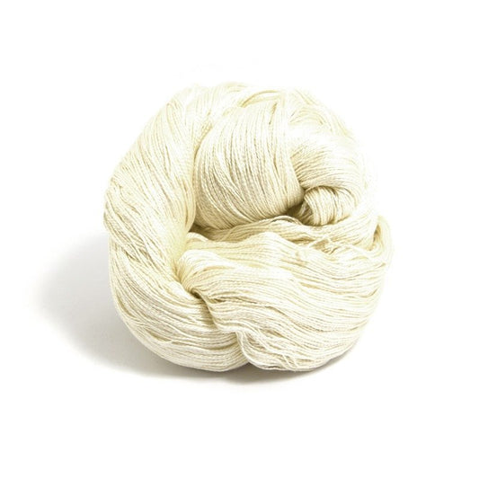 Paradise Fibers Undyed Mulberry Silk Lace Weight Yarn 20/2 - Paradise Fibers
