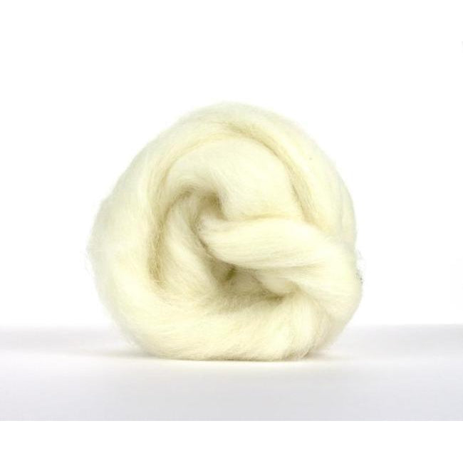 Paradise Fibers Norwegian Wool Top-Fiber-White-4oz-