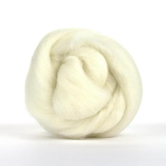 Paradise Fibers White Polwarth Fiber - Paradise Fibers