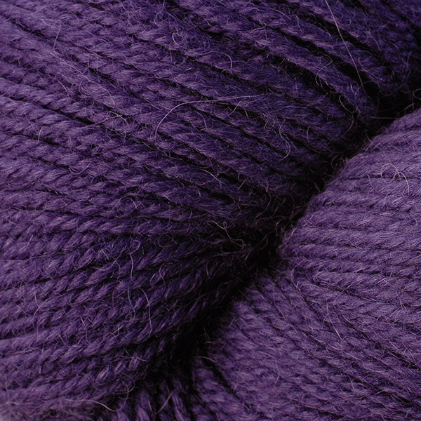 Eggplant 62105, a dark purple skein of Ultra Alpaca Worsted.