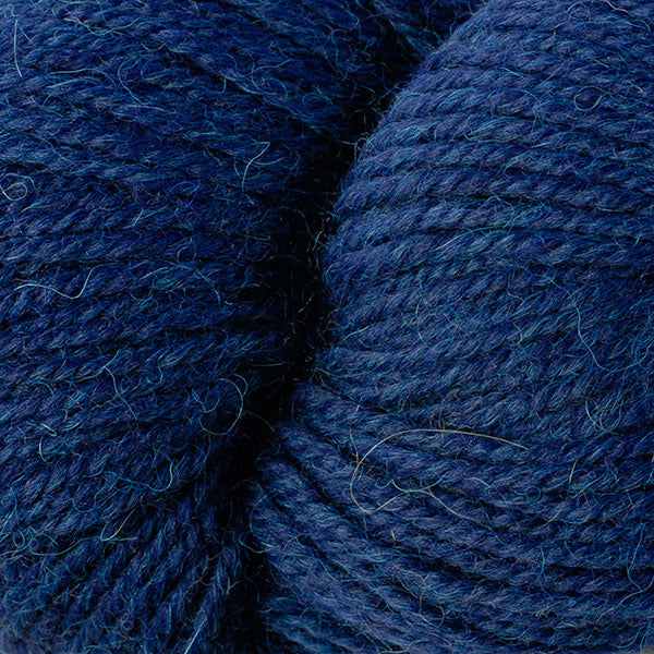 Indigo Mix 62182, a heathered blue skein of Ultra Alpaca Worsted.