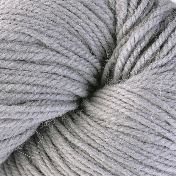 Nickel 62107, a light grey skein of Ultra Alpaca Worsted.