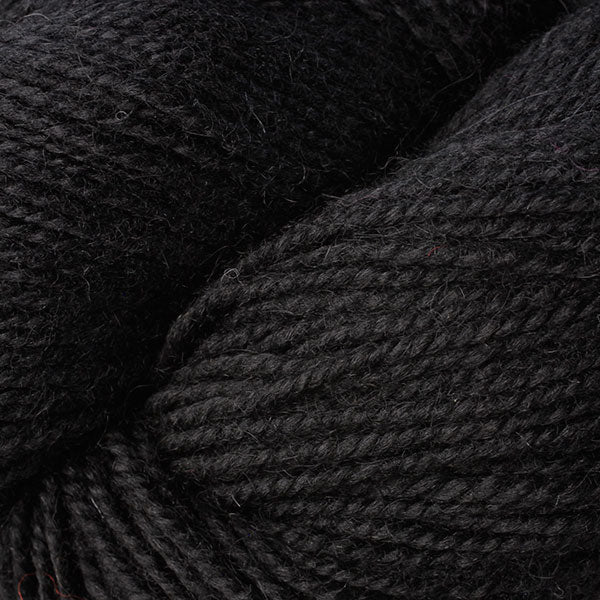 Pitch Black 6245, a black skein of Ultra Alpaca Worsted.