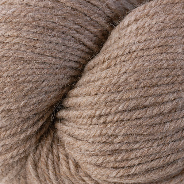 Steel Cut Oats 6214, a tan skein of Ultra Alpaca Worsted.