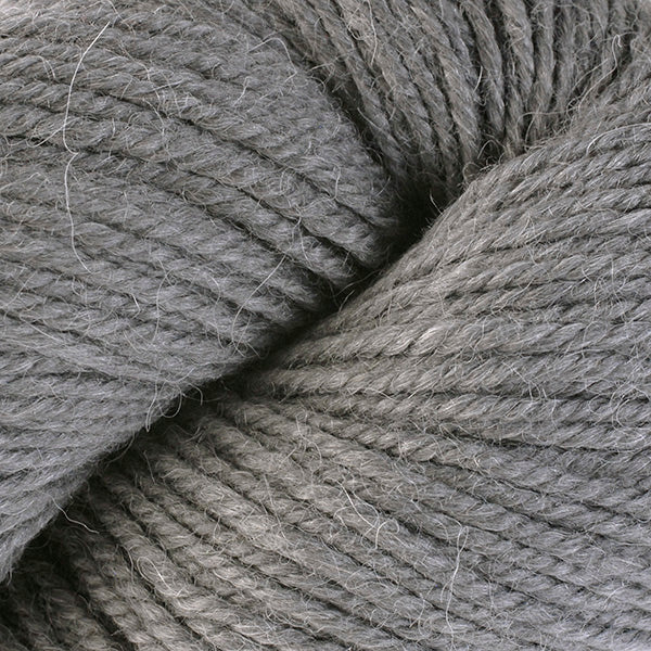 Zinc 62108, a medium grey skein of Ultra Alpaca Worsted.