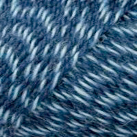 83.0058, a dark blue and white heathered skein of Lang Jawoll