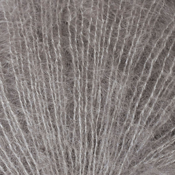 Driftwood 3404, a grey shade of Berroco Aerial Mohair Lace Yarn.