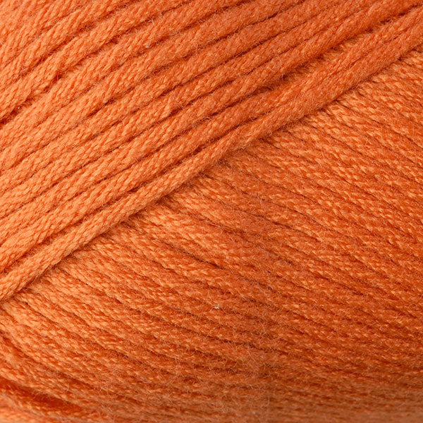  Color Kidz Orange 9731. A orange skein of Berroco Comfort Worsted washable yarn.