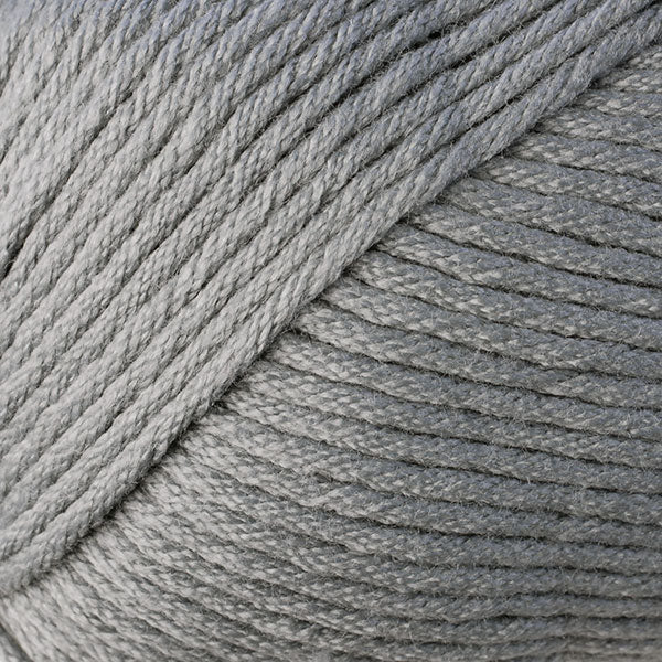 Color Smoke Stack 9729. A light grey skein of Berroco Comfort Worsted washable yarn.