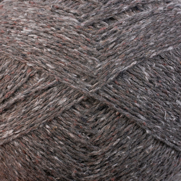 Color Patina 6933. A Charcoal Brown Shade of Berroco Remix Light DK Yarn.