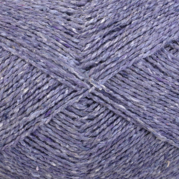 Color Periwinkle 6917. An Light Greyish Purple Shade of Berroco Remix Light DK Yarn.