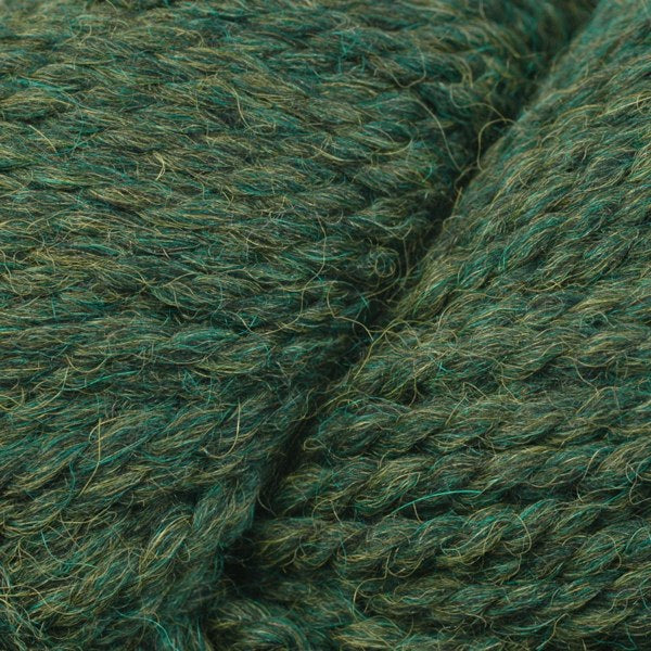 Peat Mix 7277, a heathered green skein of Ultra Alpaca Chunky.
