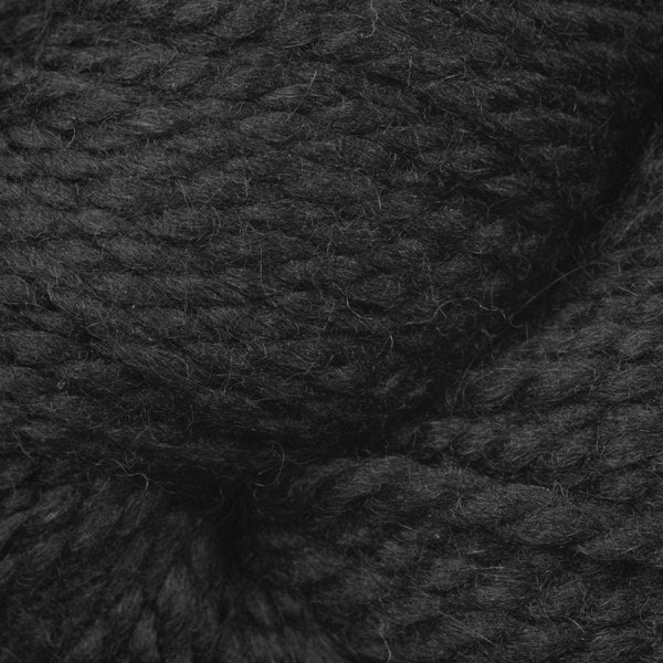 Pitch Black 7245, a black skein of Ultra Alpaca Chunky.
