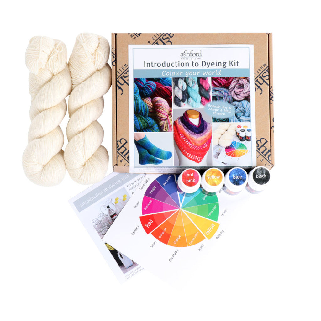 Ashford Introduction to Dyeing Kit with box