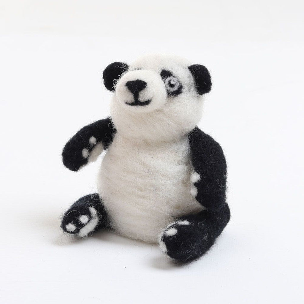 Ashford Panda Needle Felting Kit - finished product