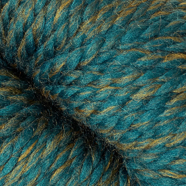 Berroco Lanas Quick Bulky in Harbor - a blue and yellow colorway