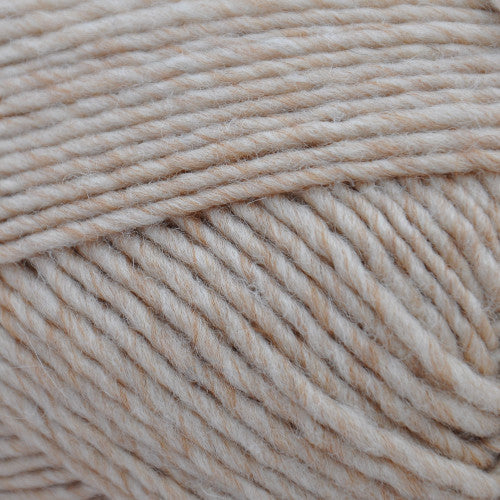 Brown Sheep Lanaloft Bulky in Buckwheat - a variegated white and light tan colorway