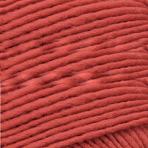 Brown Sheep Lanaloft Bulky in Coral Cove - a dark coral colorway
