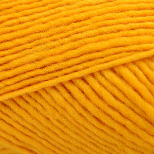 Brown Sheep Lanaloft Bulky in Feather Gold - a bright gold colorway