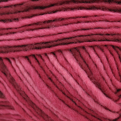 Brown Sheep Lanaloft Bulky in Rose Blush - a variegated colorway in shades of pink and magenta