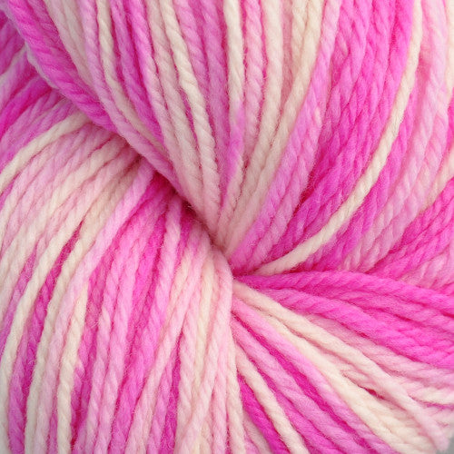  Brown Sheep Stratosphere DK in Altitude - a variegated white and hot pink colorway